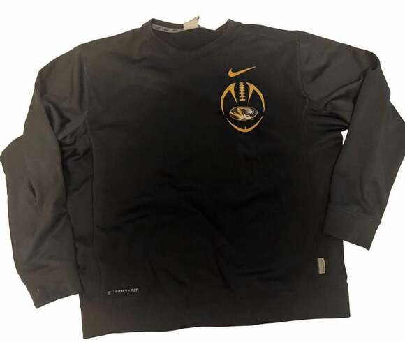 Nike Other - Nike Therma-Fit Missouri Tigers Black Football Sweatshirt Men's Size L